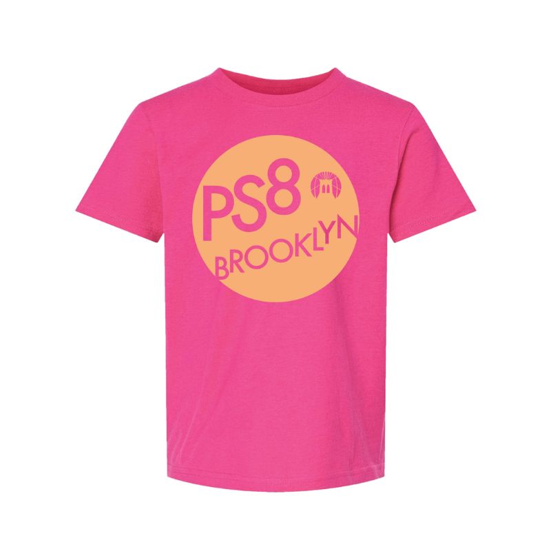 PS8 Logo Tee New! Green & Pink