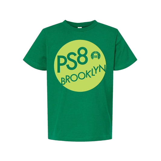 PS8 Logo Tee New! Green & Pink
