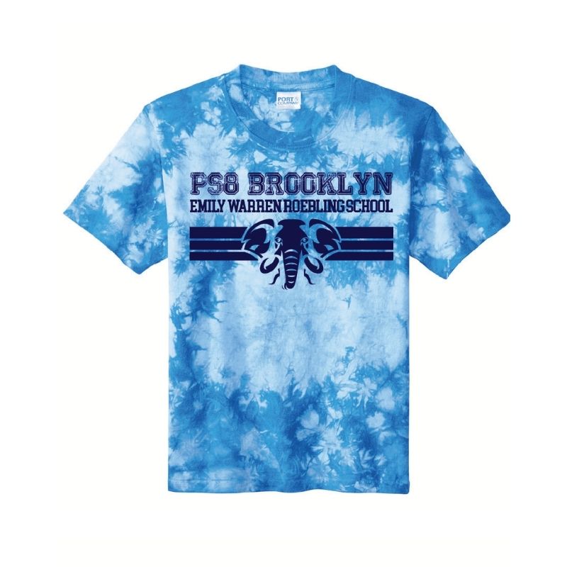New PS8 Elephant Tie-Dye Blue