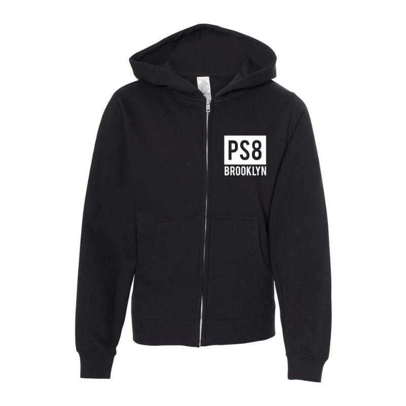 PS8 Knockout Black Zip Hoodie