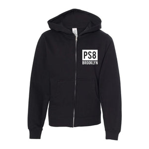 PS8 Knockout Black Zip Hoodie