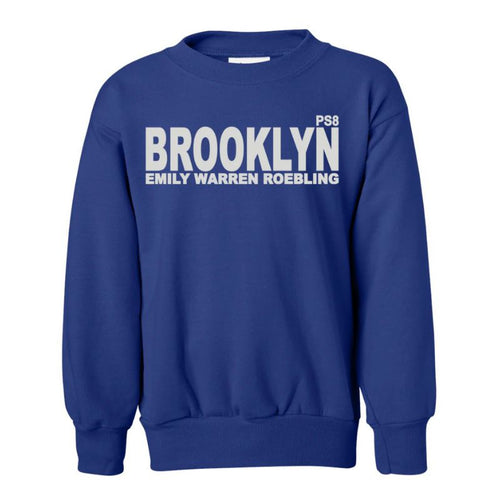 Kids Crew Neck Sweatshirt Blue