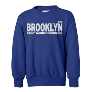 Kids Crew Neck Sweatshirt Blue