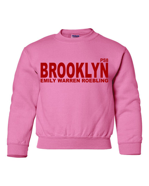 NEW! Kids Crew Neck Sweatshirt Pink