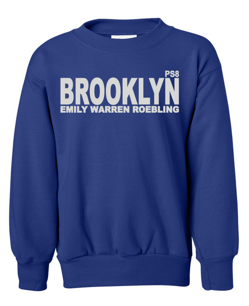 NEW! Kids Crew Neck Sweatshirt Blue