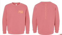 Mauve PS8 Crew Neck Sweatshirt NEW!